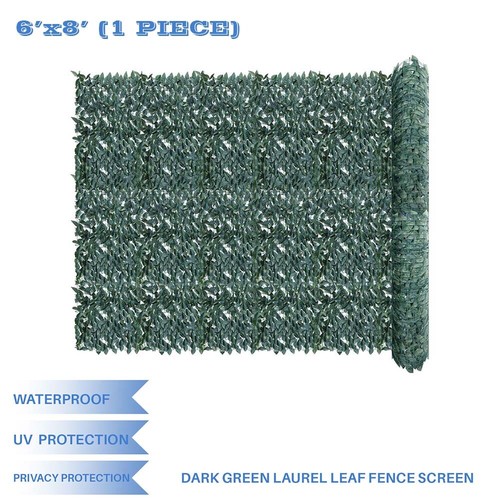 Dark green artificial - 6'x8',
